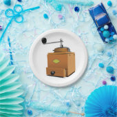 Classic Coffee Grinder Pappteller (Party)