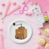 Classic Coffee Grinder Pappteller (Party)