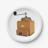 Classic Coffee Grinder Pappteller (Vorderseite)