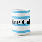 Classic Coffee Tasse - Blue Hoops (Mittel)