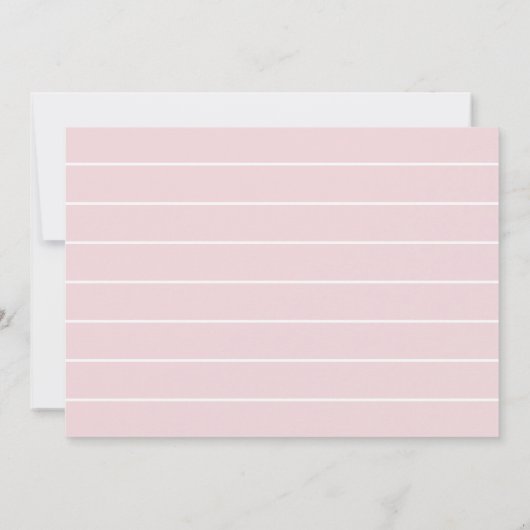 Classic Collage Rosy Pink Baby Girl Foto Birth Ankündigung (Rückseite)