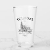 Classic Cologne Cathedral Germany Vista Glas (Vorderseite)