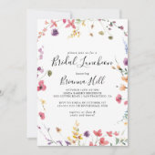 Classic Colorful Bridal Luncheon Brautparty Einladung (Vorderseite)