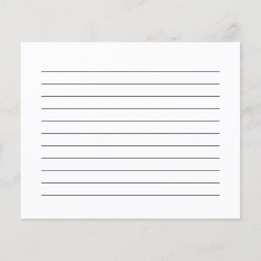 Classic Colorful Wild Brautparty Rezept Card (Rückseite)