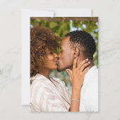 Classic Colorful Wild Coordinate Wedding Save The Date (Rückseite)