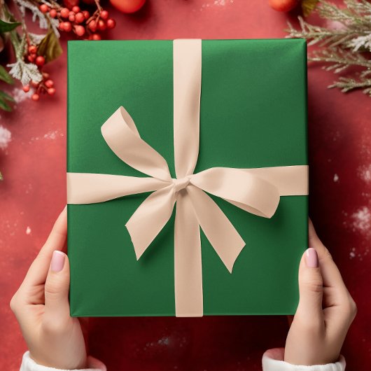 Classic Colors - Classic Green - Solid Roll Geschenkpapier