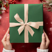 Classic Colors - Dunkelgrün - Solid Roll Geschenkpapier