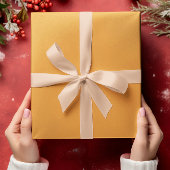 Classic Colors - Golden Orange - Solid Roll Geschenkpapier