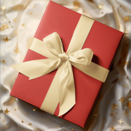 Classic Colors - Hellrot - Solid Roll Geschenkpapier