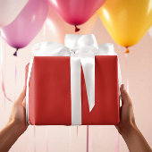 Classic Colors - Hellrot - Solid Roll Geschenkpapier