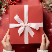 Classic Colors - Hellrot - Solid Roll Geschenkpapier