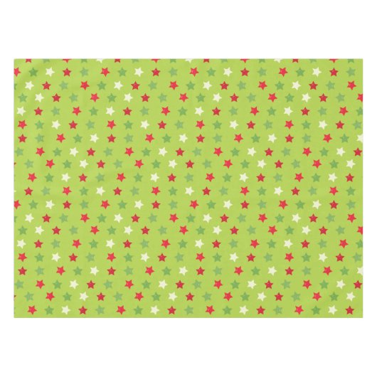 Classic Colors Starry Christmas Holiday Tablecloth Tischdecke (Vorderseite (Horizontal))