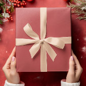 Classic Colors - Warm rot - Solid Roll Geschenkpapier