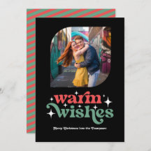 Classic Colorways Modernes Retro Weihnachts-Foto