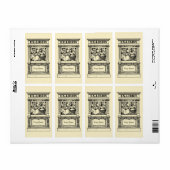 Classic Columns Frame Ex Libris Template (Vorne)