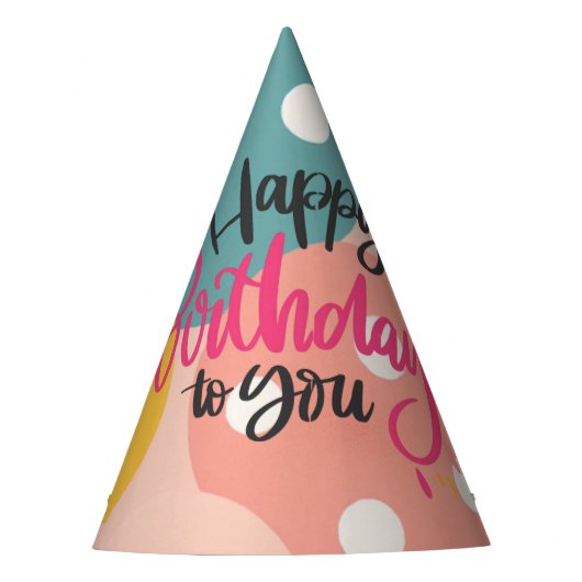 Classic Cone Birthday Party Hat Partyhütchen (Vorderseite)