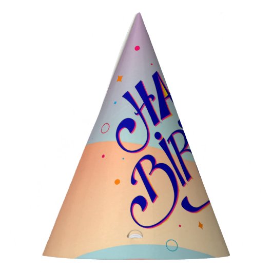 Classic Cone Birthday Party Hat Partyhütchen (Links)