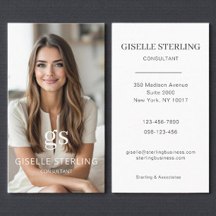 Classic Consultant Beruflich Foto Visitenkarte