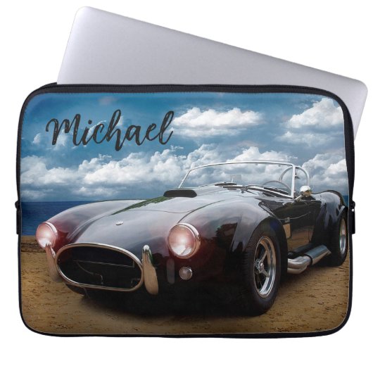 Classic Convertible Automobile Laptopschutzhülle (Vorderseite)
