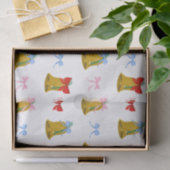 Classic Coquette Weihnachtsglocken und Bows Seidenpapier (Geschenk)