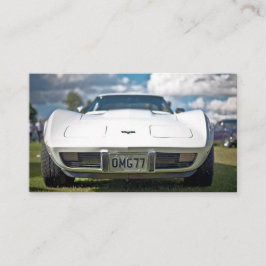 Classic Corvette Business Card für Automotive Telefonnummerkarte