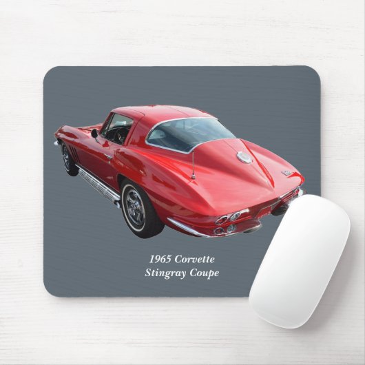 Classic Corvette Coupe Mousepad (Mit Mouse)