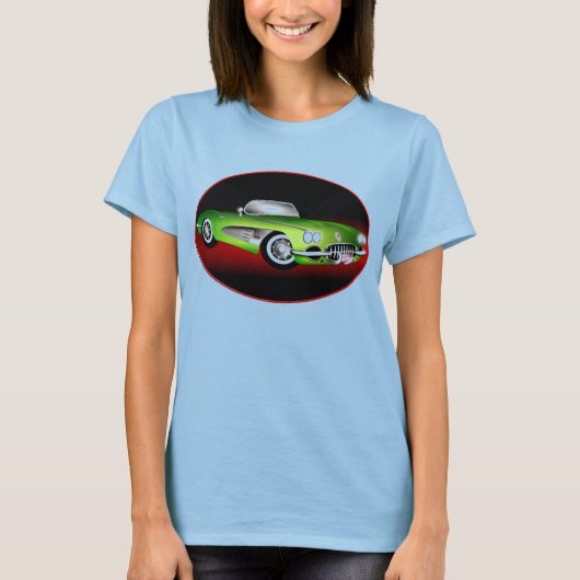 CLASSIC CORVETTE - EMERALD T-Shirt (Vorderseite)