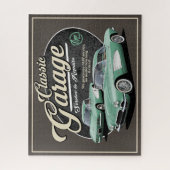 Classic Corvette Garage Jigsaw Puzzle (Vertikal)