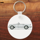 Classic Corvette Keychain Schlüsselanhänger (Vorderseite)