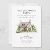 Classic Cottage core Housewarming Einladung (Vorderseite)