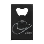 Classic Cowboy Beer Soda Flasche Opener Geldbeutel Flaschenöffner (Vorderseite)