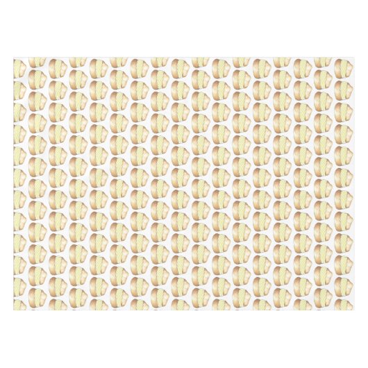 Classic Cream Puff Creampuff Bäckerei Konditorei K Tischdecke (Vorderseite (Horizontal))