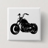 Classic Cruiser Motorcycle Design Button (Vorderseite)