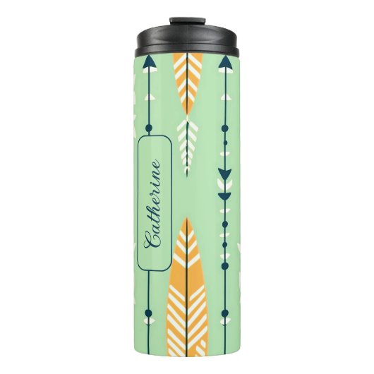 CLASSIC CUSTOM BOHO PATTERN DESIGN THERMOSBECHER (Vorderseite)