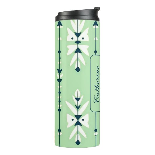 CLASSIC CUSTOM BOHO PATTERN DESIGN THERMOSBECHER (Nach links gedreht)