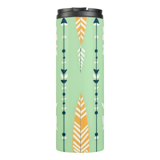 CLASSIC CUSTOM BOHO PATTERN DESIGN THERMOSBECHER (Rückseite)