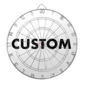 Classic Custom Dartboard - Red & Green Standard Dartscheibe (vorne)