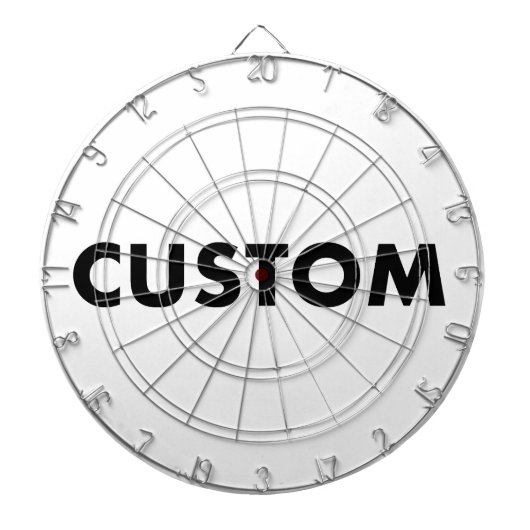 Classic Custom Dartboard - Red & Green Standard Dartscheibe (vorne)