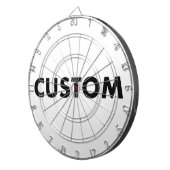 Classic Custom Dartboard - Red & Green Standard Dartscheibe (Vorderseite rechts)