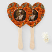 Classic Custom Lilies Floral Party Fächer (Vorne und Hinten)