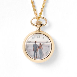 Classic Customizable Foto Jubiläumsfeier Armbanduhr