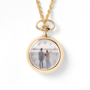 Classic Customizable Foto Jubiläumsfeier Armbanduhr