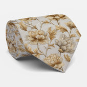 Classic Dad Gifts Peonies Flower Krawatte (Gerollt)