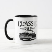 Classic Dad Vintage Car Coffee  Tasse (Links)