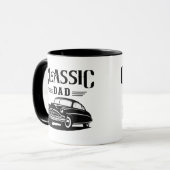 Classic Dad Vintage Car Coffee  Tasse (Vorderseite Links)