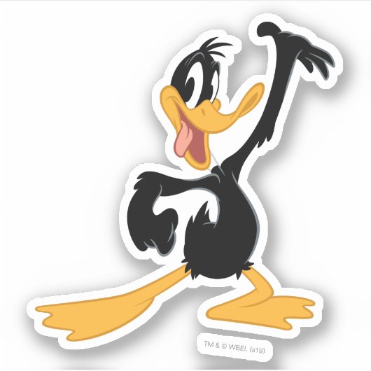 Classic DAFFY DUCK™ Aufkleber (Vorderseite)