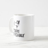 Classic DAFFY DUCK™ "You are Despicable" Kaffeetasse (Vorderseite Links)