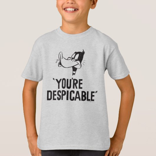 Classic DAFFY DUCK™ "You are Despicable" T-Shirt (Vorderseite)