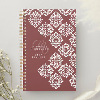 Classic Damask Abstract Chic Geometric Script Planer