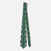 Classic Damask Green Krawatte (Vorderseite)